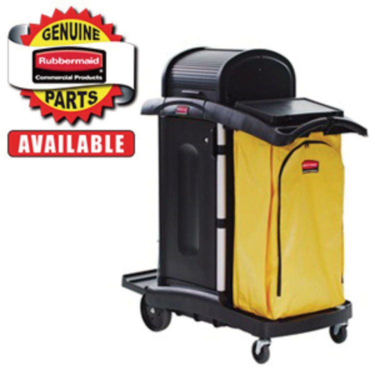 Handle for Janitorial Cleaning Cart, Plastic, Black