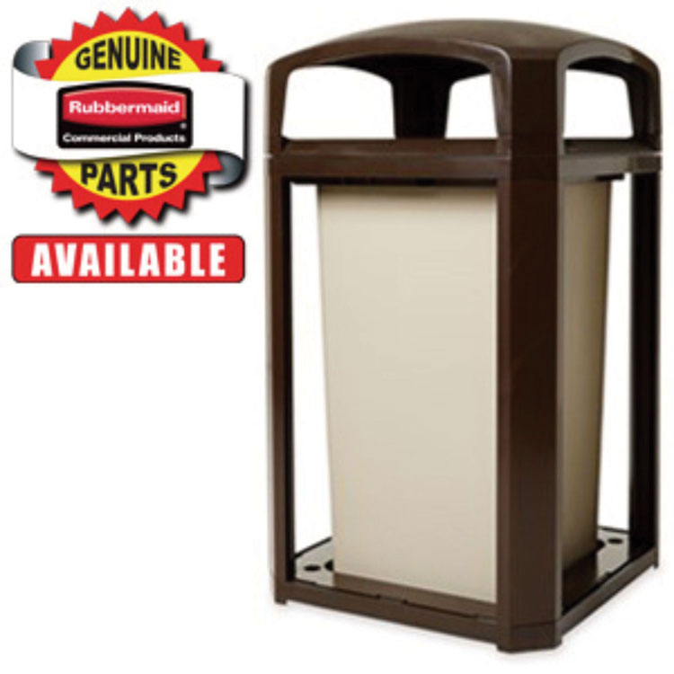 Base for 35 gal Landmark Series Container, 26 x 26 x 2, Sable