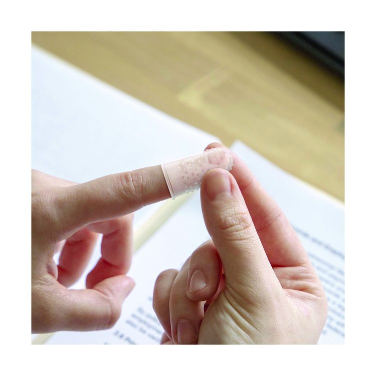 Micro-Gel Fingertips, Small, Medium, Large, X-Large, Clear, 12/Pack