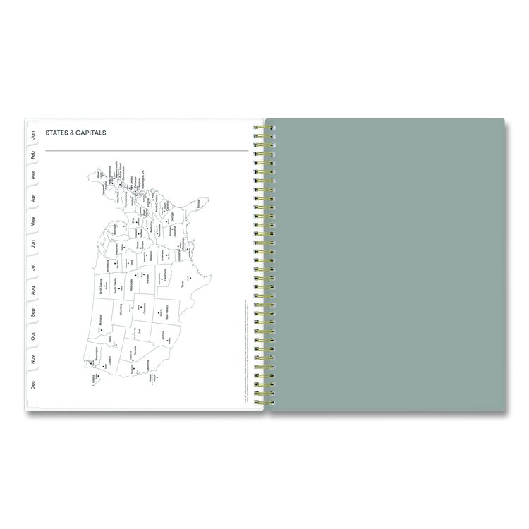 Sophie Frosted Weekly/Monthly Planner, Floral Artwork, 11 x 8.5, Multicolor Cover, 12-Month (Jan to Dec): 2026