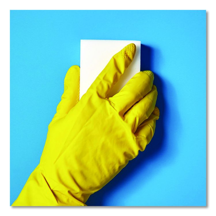 Melamine Block Erasing Sponge, 4.75" x, 2.65", 1.12" Thick, White, 24/Carton