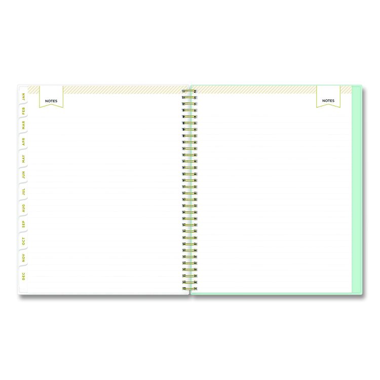 Day Designer Secret Garden Mint Frosted Weekly/Monthly Planner, Floral Artwork, 11 x 8.5, 12-Month (Jan to Dec): 2026