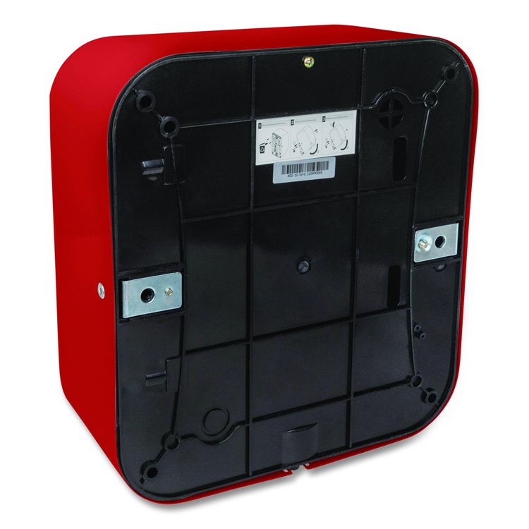 Hemlock Commercial Automatic 120V Hand Dryer, 6.68 x 11.41 x 12.31, Red
