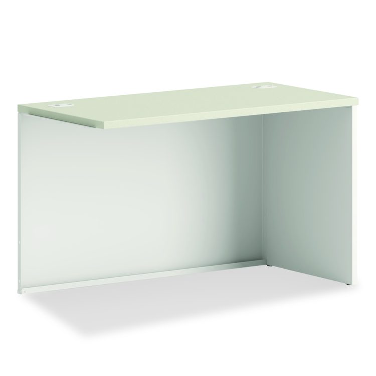38000 Series Return Shell, Right, 48w x 24d x 29.5h,Silver Mesh/Light Gray