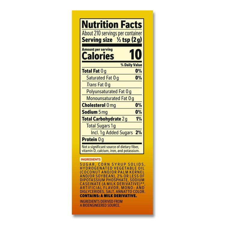 Hazelnut Creamer Powder, 15 oz Canister