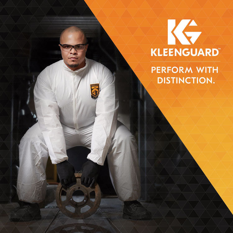 KGA10 Standard Weight Lab Coat for Non-Hazardous Particulate Protection, 2X-Large, White, 50/Carton