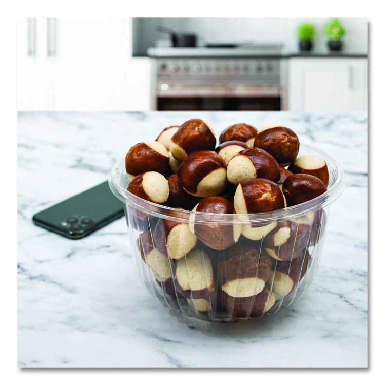 PresentaBowls Clear Bowls, 64 oz, Plastic, 252/Carton