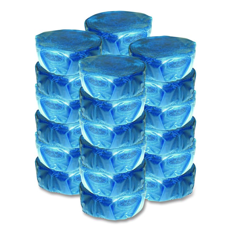 Drop-In Tank Non-Para Cleaner Block, Unscented, Blue, 24/Box, 3 Boxes/Carton