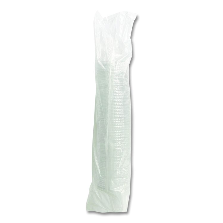 PET Cold Cup Straw-Slot Lids, Fits 9 oz to 10 oz Cold Cups, Plastic, Clear, 1,000/Carton