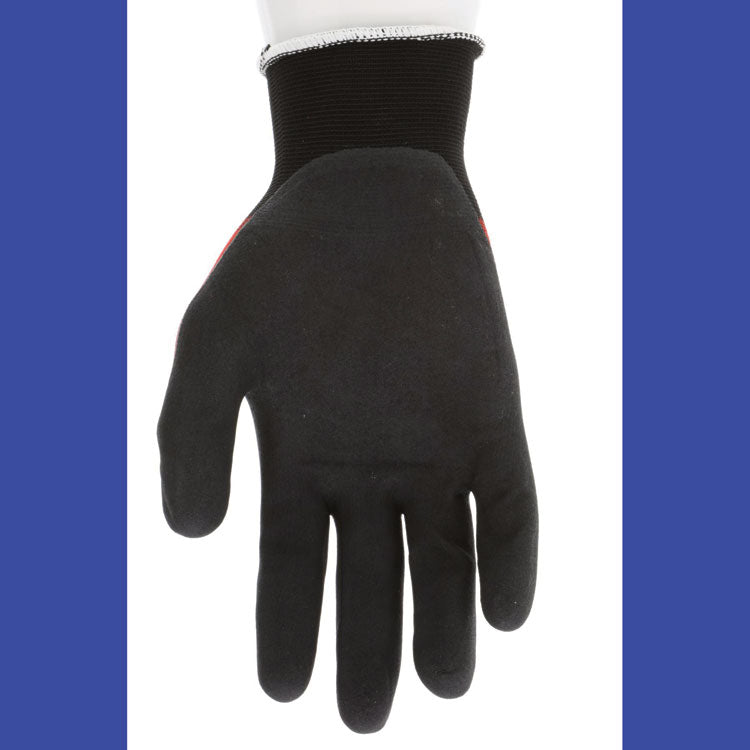 Ninja BNF N96970 Gloves, 10" Long, X-Large, Black/Red, 12 Pairs
