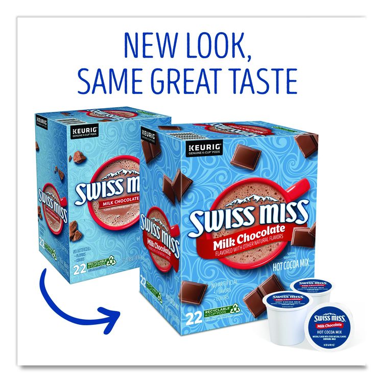 Milk Chocolate Hot Cocoa K-Cups, 22 Pods/Box