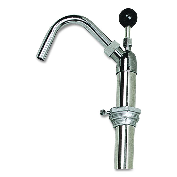 Bottle Pump, 22 oz Output, Steel, 42.5" Tall, Chrome