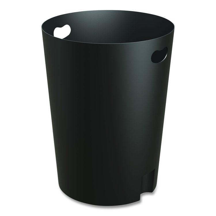 Outdoor Decorative Metal Trash Can with Metal Lid with Ash Bonnet, 35.38 gal, Metal, Black