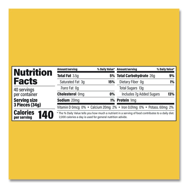 Caramel Creams Candy, Caramel, 48 oz Bag