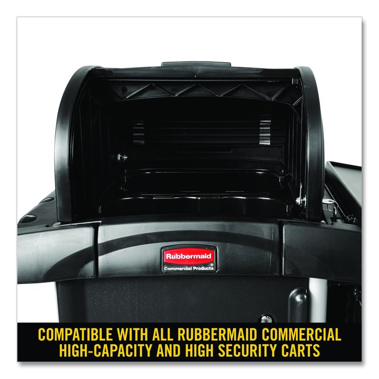 Locking Security Hood, 17.75w x 10.3h, Black