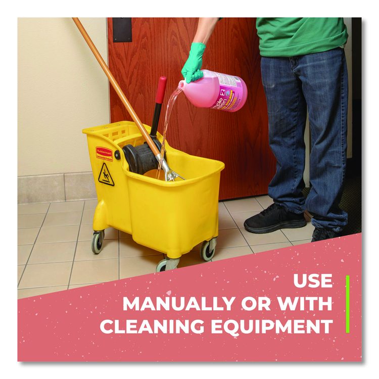 Clean Building Bathroom Cleaner Concentrate, Unscented, 1 gal Bottle, 2/Carton