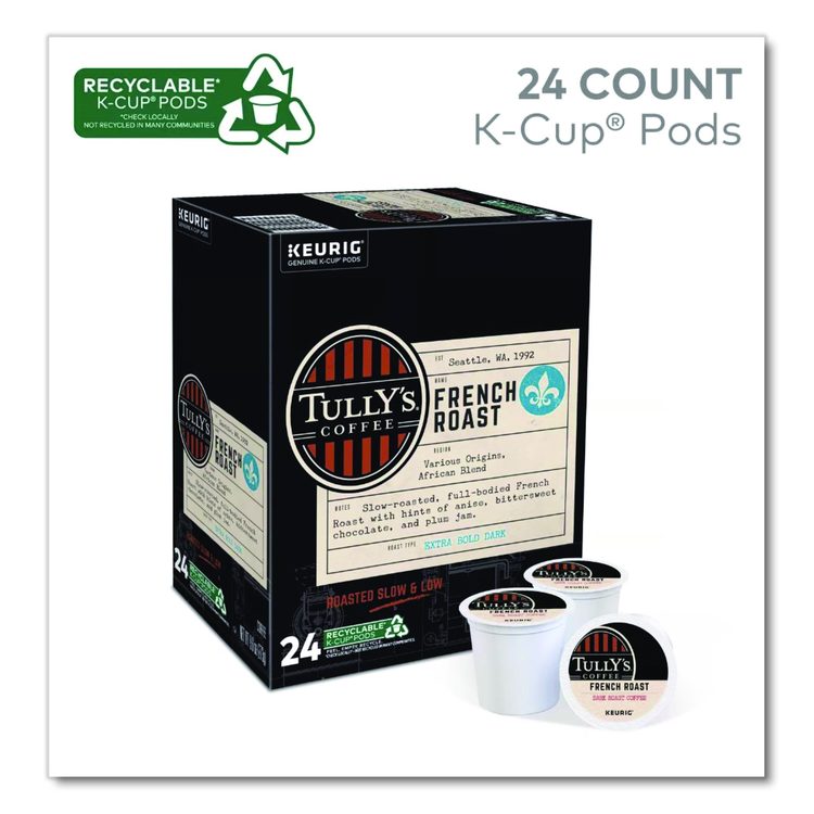 French Roast Coffee K-Cups, 24/Box