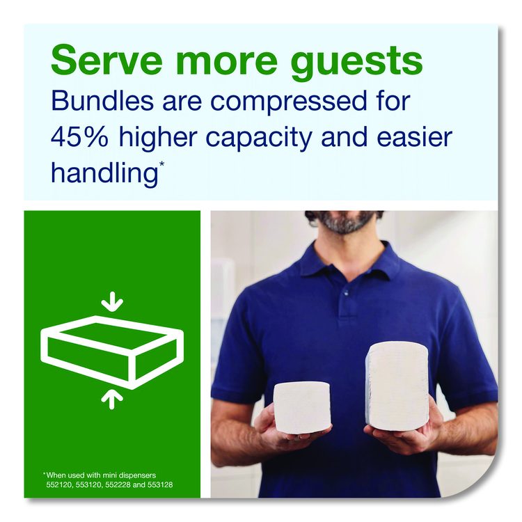 Xpress Compressed Multifold Hand Towels, 1-Ply, 8.3 x 9.45, White, 200/Pack, 12 Packs/Carton
