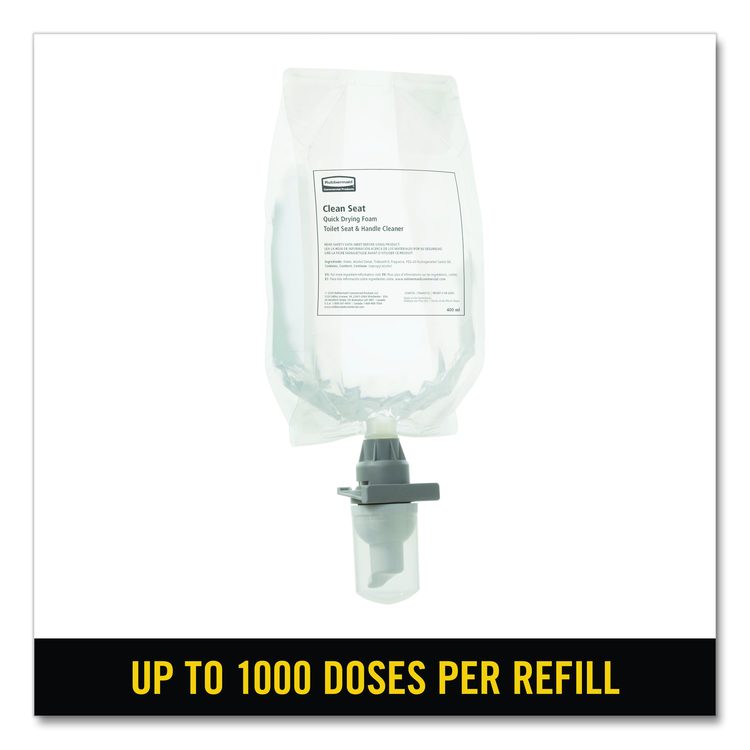 TC Clean Seat Foaming Refill, Unscented, 400 mL Box, 12/Carton