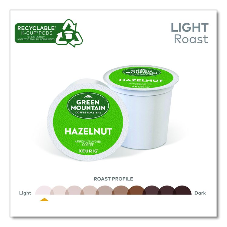 Hazelnut Coffee K-Cups, 96/Carton