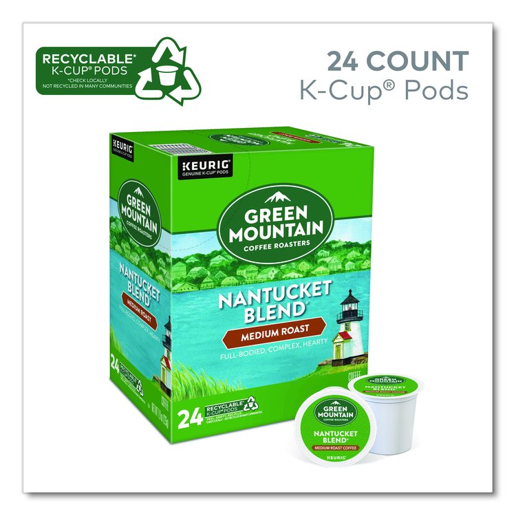 Nantucket Blend Coffee K-Cups, 24/Box
