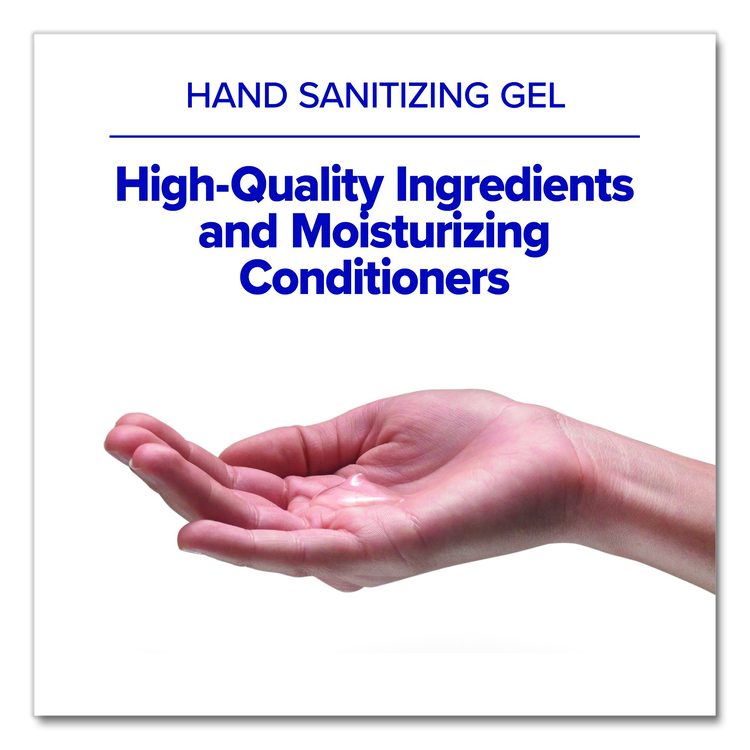 Professional Advanced Gel Hand Sanitizer Fragrance Free, For ES8 Dispenser, 2/Carton