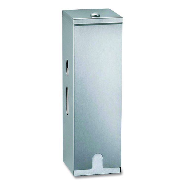 Toilet Tissue Dispenser for Single Roll, 6.5 x 4 x 1, Gray