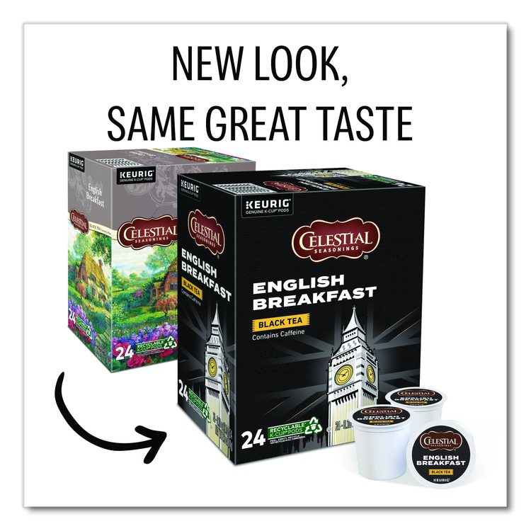 English Breakfast Black Tea K-Cups, 24/Box