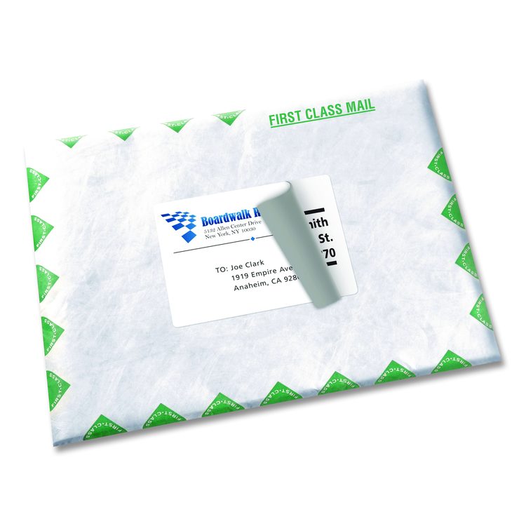 4 x 6 Shipping Labels with TrueBlock Technology, Inkjet/Laser Printers, 4 x 6, White, 20/Pack