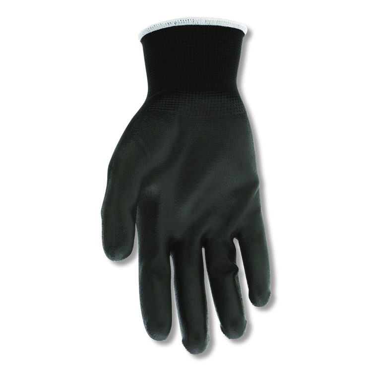 Work Gloves, 10" Long, Small, Black, 12 Pairs