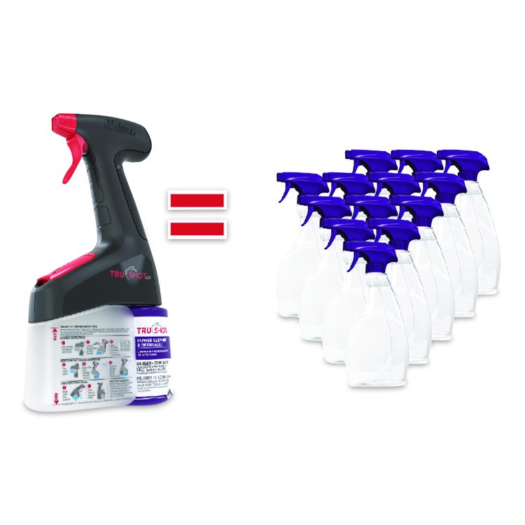 TruShot 2.0 Power Cleaner, Fresh Scent, 9 oz Cartridge, 4/Carton