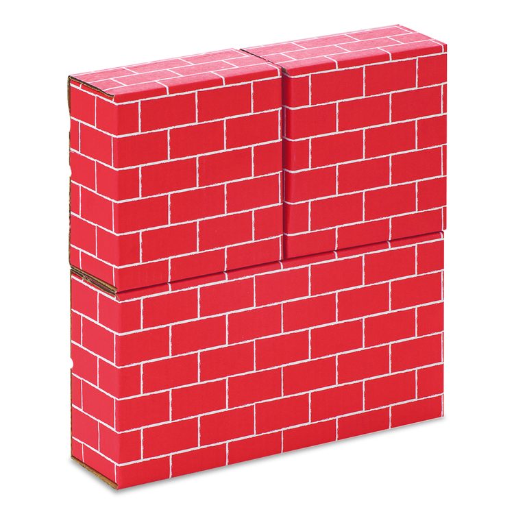 At Play Cardboard Building Block, 32-ECT Corrugated Board, Assorted Sizes and Colors, 20/Pack
