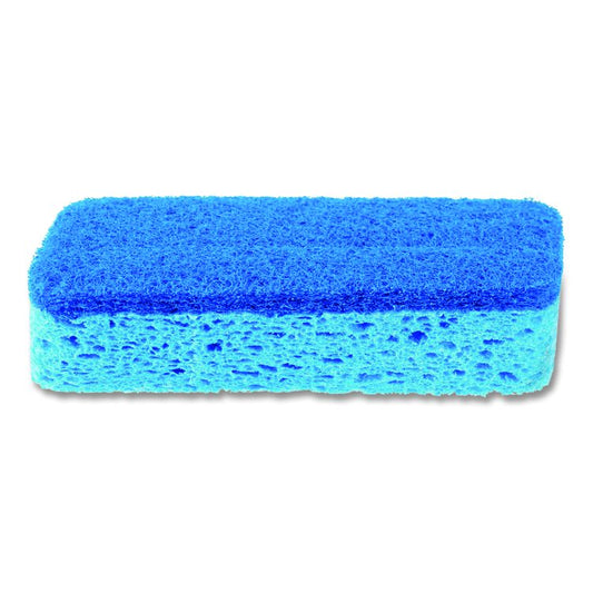 All Surface Scrubber Sponge, 2.5 x 4.5, 0.9" Thick, Dark Blue/Light Blue (Each)