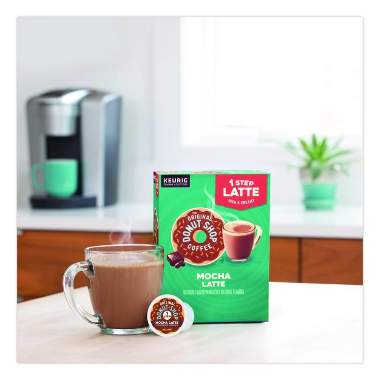Mocha One Step Latte K-Cups, Vanilla, 20/Box