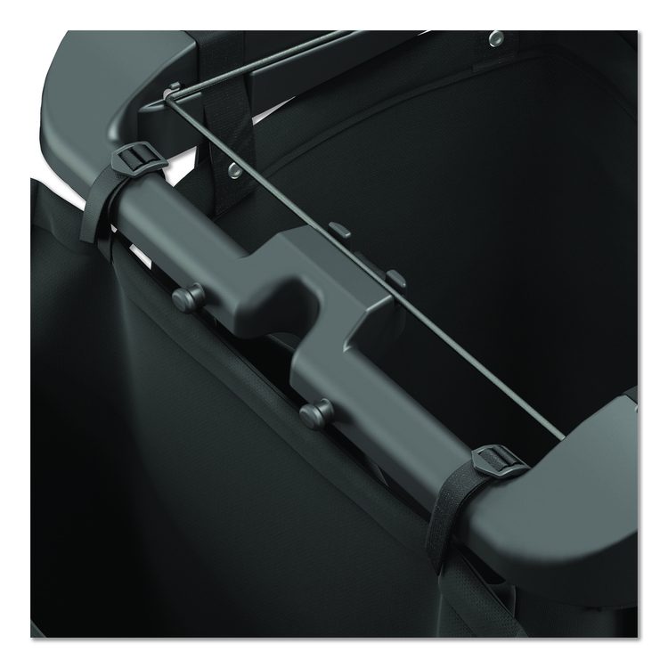 Amenity Bag for Suncast Commercial Full-Size and Compact-Size Housekeeping Carts, 2 gal, 19.5" x 1.51" x 21.36", Black