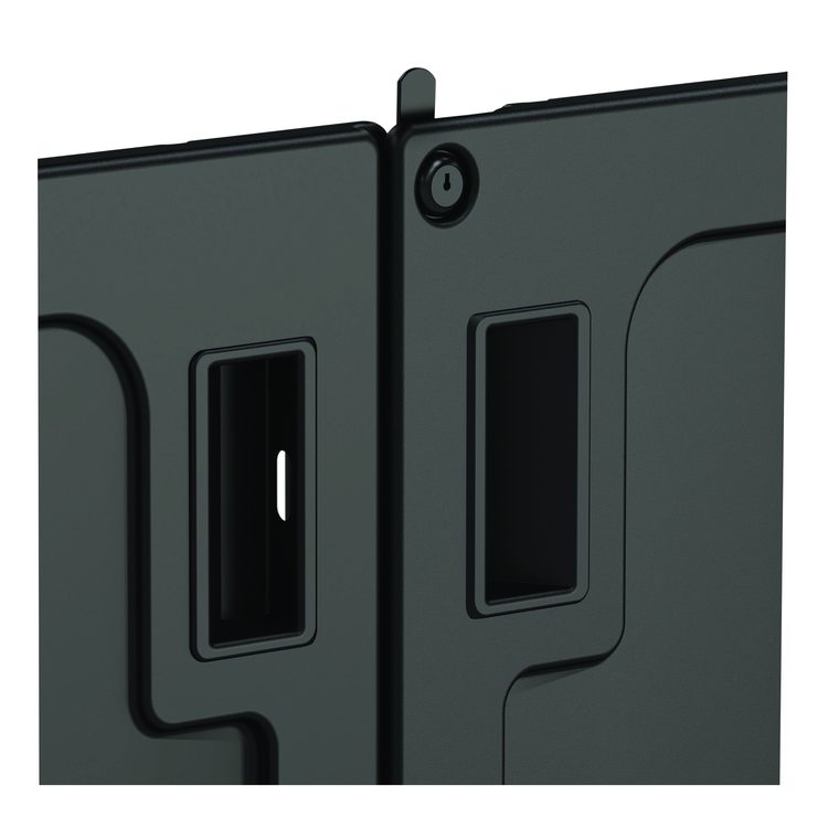 Lockable Door Accessory for Suncast Commercial Full-Size Housekeeping Carts HKC1000/HKC2000, Plastic, Black