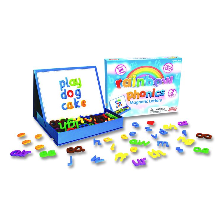 Rainbow Phonics Magnetic Letters, Grades Pre-K to 2, 84 Pieces