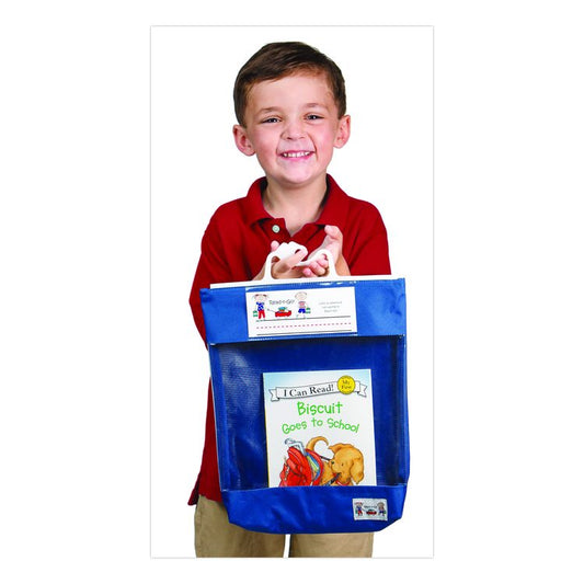 Seat Sack Read-n-Go Reading Bag, 10.5 x 2 x 16, Blue