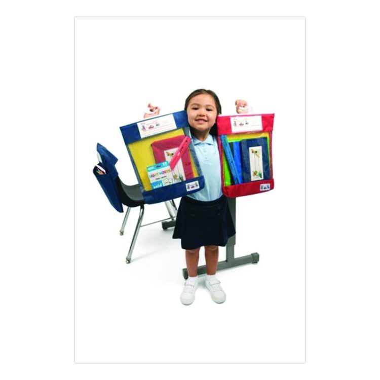 Seat Sack Read-N-Go Book Bag, 10.5 x 2 x 16, Red