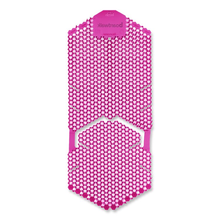 Vertical Urinal Screen, Spiced Apple Scent, Red, 5.22 oz, 6/Carton