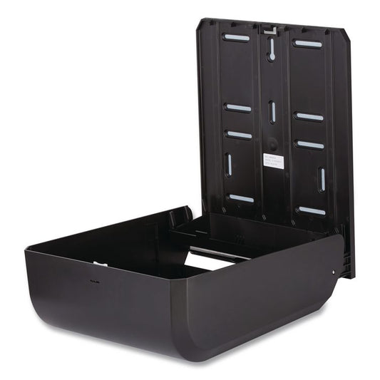 Dispenser for Combi-fold C-Fold/Multifold/BigFold Towels, 12.3 x 6 x 15.5, Black