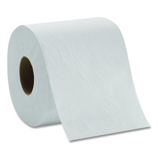 Pacific Blue Basic Bathroom Tissue, Septic Safe, 1-Ply, White, 1,210 Sheets/Roll, 80 Rolls/Carton