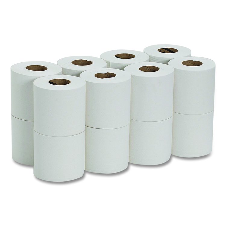 SofPull Mini Centerpull Bath Tissue, Septic Safe, 2-Ply, White, 500 Sheets/Roll, 16 Rolls/Carton