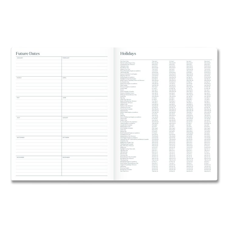 WorkStyle Stitched Monthly Planner, 11 x 8.5, Sunbaked Clay Cover, 12-Month (Jan-Dec): 2026