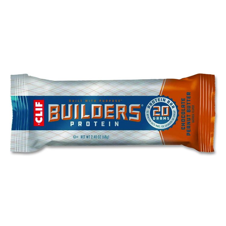 Builders Protein Bar, Variety Pack, Chocolate Mint/Chocolate Peanut Butter, 2.4 oz Bar, 18 Bars/Box