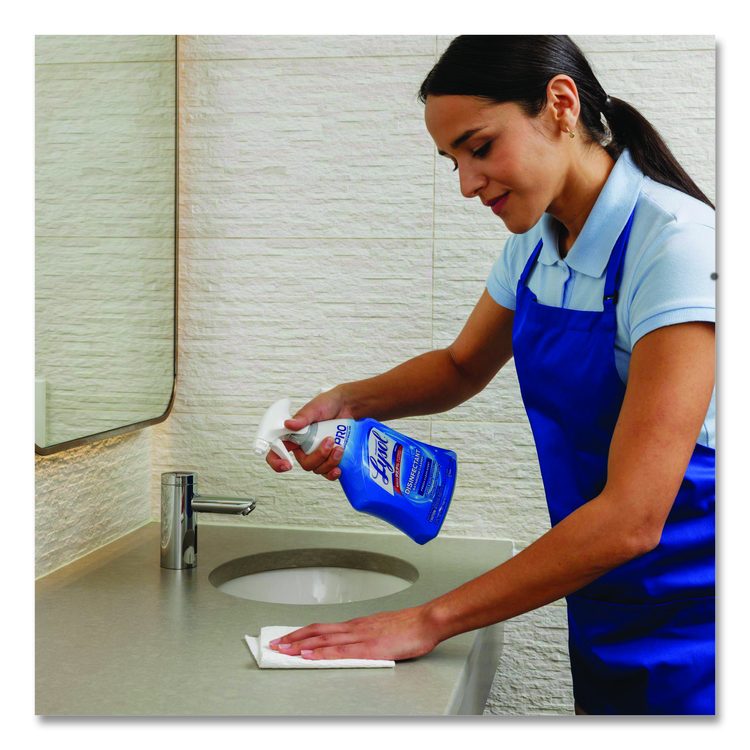 Disinfectant Bathroom Cleaner, Fresh Scent, 32 oz Spray Bottle, 12/Carton