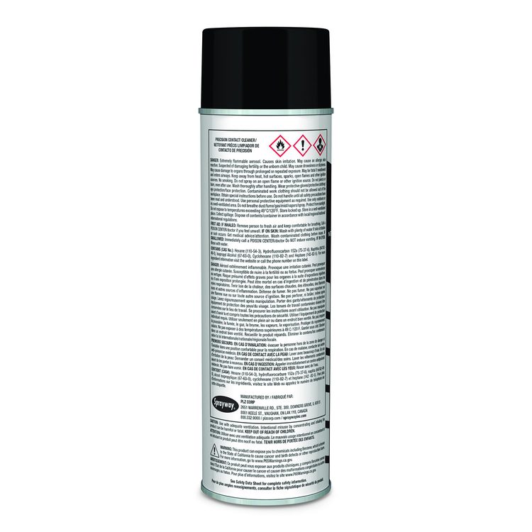 Precsion Contact Cleaner, 20 oz Aerosol Spray, 12/Carton