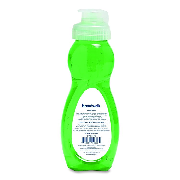 Manual Dish Soap, Fresh Scent, 3 oz Bottle, 72/Carton