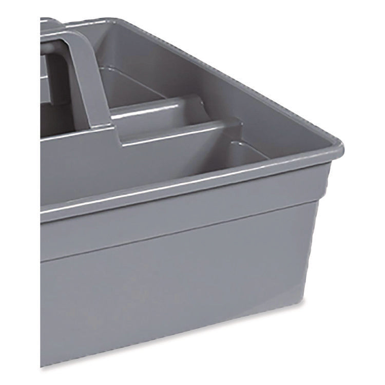 MaxiRough Maid Caddies, Two Compartments, 12 x 7, Gray