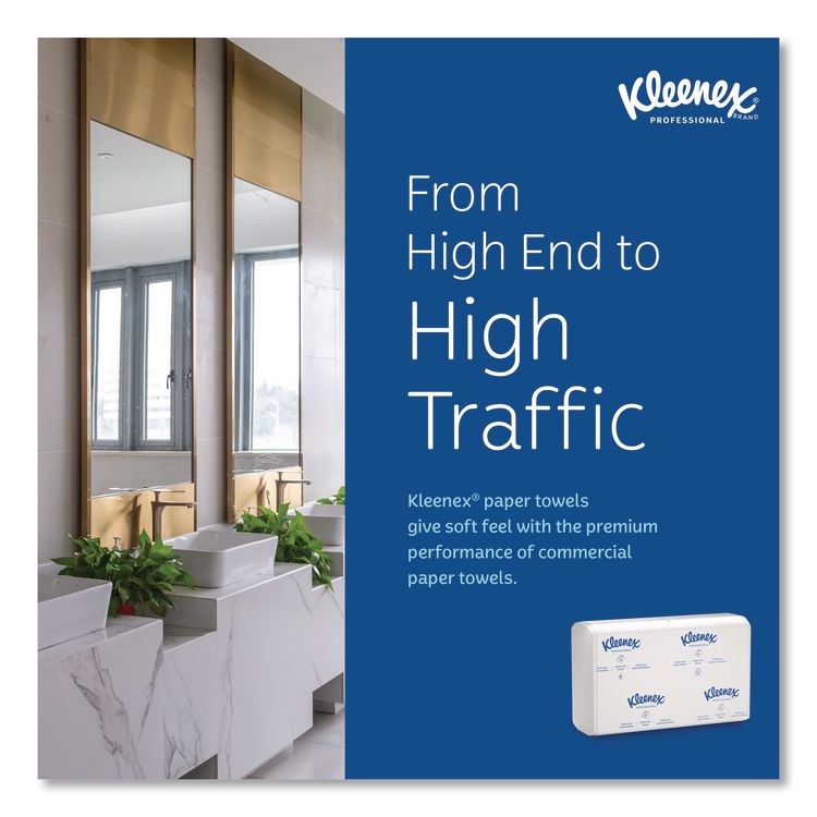 Premiere Folded Towels, 1-Ply, 9.4 x 12,4, White, 120/Pack, 25 Packs/Carton